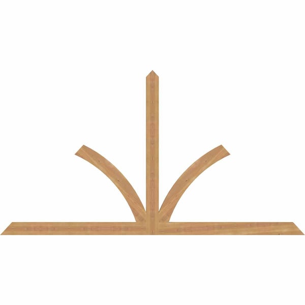 Ekena Millwork Richland Timber Gable Bracket, Western Red Cedar, 84"W x 45"H x 1 1/2"D x 3 1/2"F, 13/12 Pitch GBW084X45X0204RIC00SWR - main
